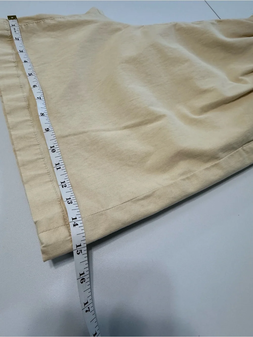 Mother Pleated Catch Beige Bermuda Shorts Women Size 31